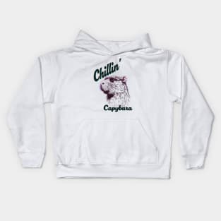 Chillin' Capybara Kids Hoodie